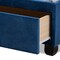 Baxton Studio Caronia Navy Blue Velvet 2-Drawer Queen Size Platform Storage Bed 161-9893 - alternate 9